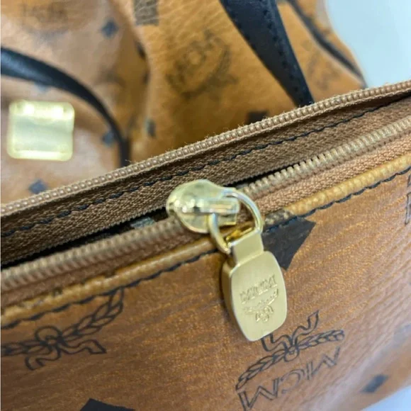 MCM Tan Leather Tote Bag - Picture 11 of 15